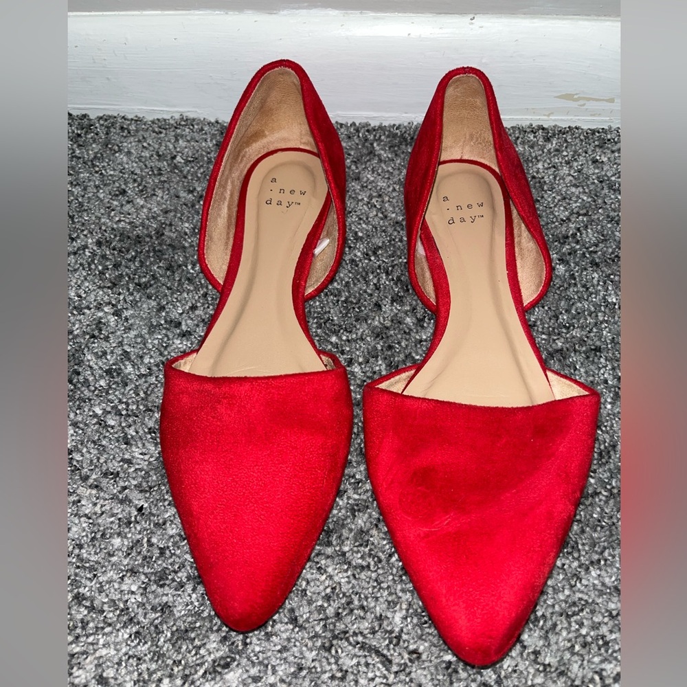 A New Day Bold Red Women's Flats